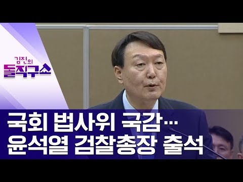 국회 법사위 국감…윤석열 검찰총장 출석 | 김진의 돌직구쇼