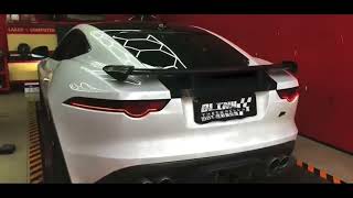 jaguar ftype svr style carbon fibre lifting tail #jaguarftype #jaguar #jaguarclub #jaguarftypesvr