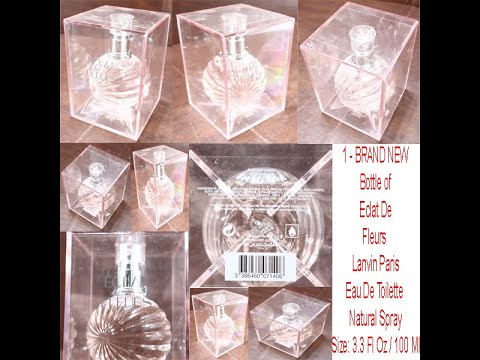 NEW Eclat de Fleurs Lanvin Paris Eau de Parfum Spray for Women Sz: 3.3 FOz/100ml #nustuffthrift