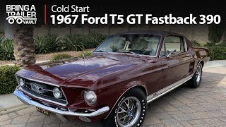 1967 Ford T5 GT Fastback 390 4-Speed Cold Start | Bring a Trailer