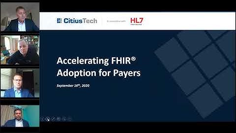 HL7 Webinar | Accelerating FHIR® Adoption for Payers