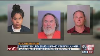 Three Lakeland Walmart employees charged with shoplifter's death