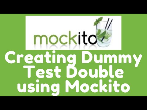 Mockito 3 - Creating Dummy Test Double using Mockito