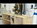 Building a miter saw workbench / Изготовление стола для торцовочной пилы