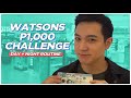 P1000 DAY & NIGHT Skincare Routine from WATSONS? 🤔🛍 (Filipino) | Jan Angelo