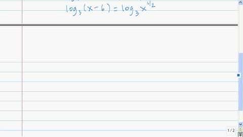 solving logarithmic equations with different bases involved