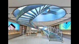 Collection of Apple stores around the world
