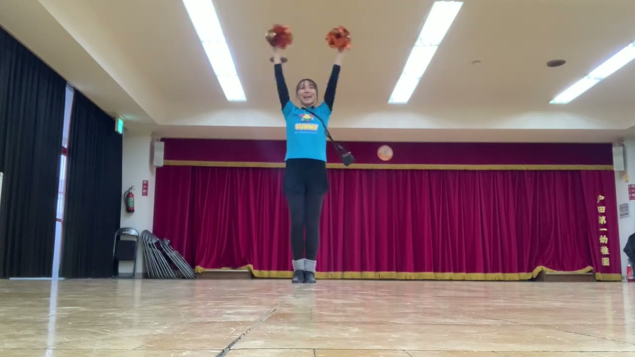 【戸田市キッズチア】超最強＋舞台に立って｜後谷会館スクール｜3/8戸田朝市出演予定｜SUNNY Jr. Cheerleaders