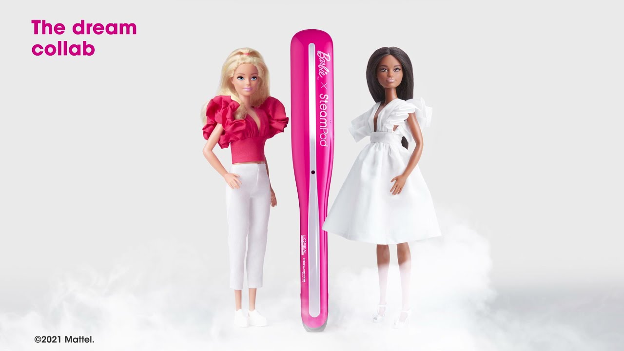 Barbie x Steampod Hair Straightener + Curling Iron