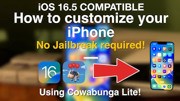 How to GET COOL TWEAKS NO JAILBREAK iOS 16.5 [Cowabunga Lite]