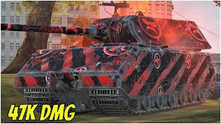 BIG BOSS MAUS 47K DMG ● WoT Blitz screenshot 4