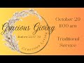Traditional Worship 10-29-2023