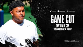Game Cuts | 2025 Notre Dame DL Commit Davion Dixon Game One