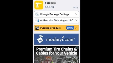 Cydia Tweaks Forecast For iOS 7