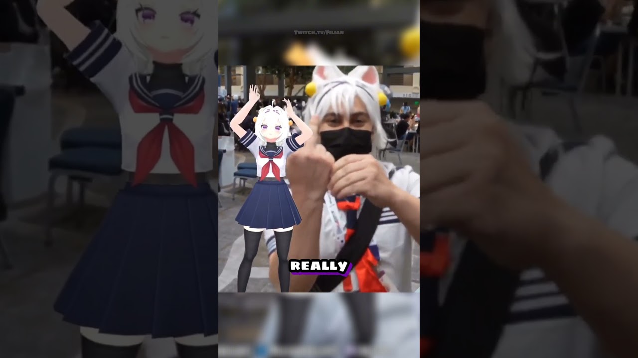 Filian's Fan Does A Flip For Her #filian #flianclips #filianvtuber