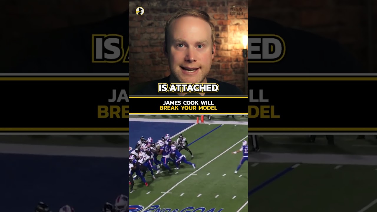 James Cook Just Looks Like an Insane Fantasy Asset Right Now 🌠