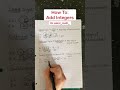 ADDING INTEGERS | PRE ALGEBRA | SILENT MATH