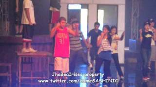 Bea Binene Rehearsing Dance Combi