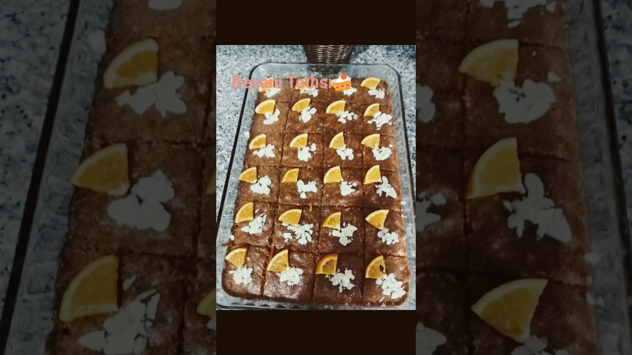 🍰 TAM KIVAMINDA REVANİ TARİFİ | Yumuşacık ve Şerbetini Tam Çeken Revani Nasıl Yapılır?😍#tatlı