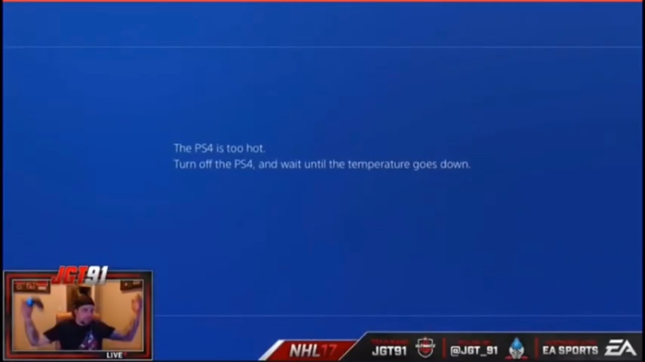 ledsage Staple ordningen The PS4 is too hot on a stream - YouTube