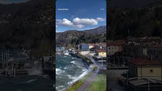 ⚠️💨💨💨 vento fortissimo a Luino! ▶️guardate le immagini #meteo #wind