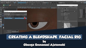 Creating A Blendshape Facial Rig in Maya 05 Creating the Other Eye Blend Expressions