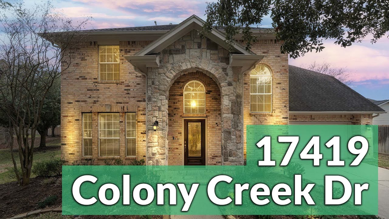 New Listing 17419 Colony Creek Dr, Houston TX YouTube