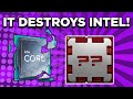 Amd just released cpus to destroy intel