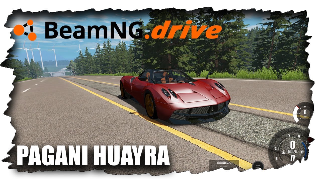 Pagani huayra beamng drive