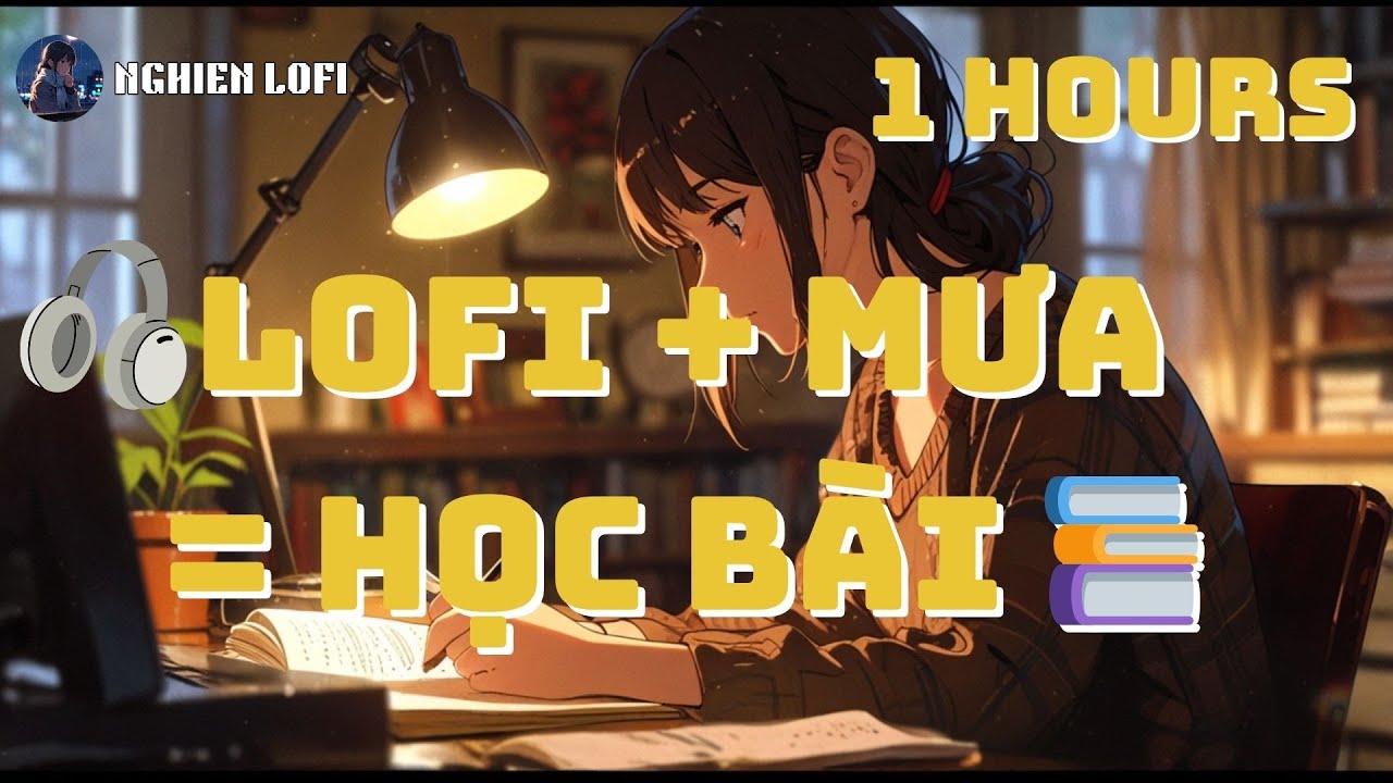 Nhạc Lofi Học Bài 1 Giờ - 1 Hour Study Music with Rain for Deep Focus ...