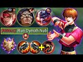 HOW TO DEAL AGAINST AGGRESSIVE 500 STACK BUFF ALDOUS?! | DYRROTH MYTHICAL GLORY RANK GAMEPLAY MLBB