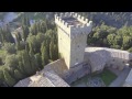 Gargonza, Toscana, vista dal drone