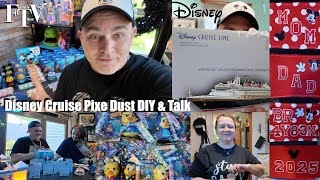 Home Vlog: Getting Ready 2025 Disney Cruise 🧳✨ | Fish Extender & Pixie Dust Bag DIY