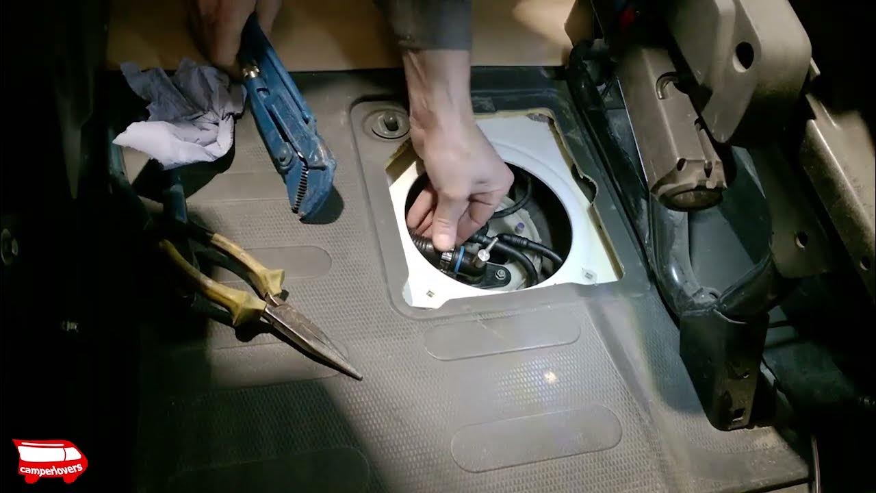 Diesel heater main tank fuel line installation (easy way) YouTube