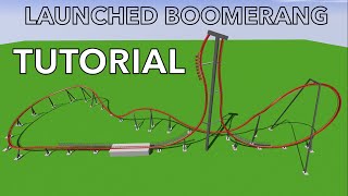 How to Build a Launched Boomerang Coaster in Ultimate Coaster 2