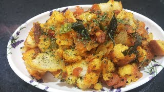 Only 5 minutes рдореЗрдВ ready рдмреНрд░реЗрдб рдЙрдкрдорд╛ | Bread Upma Recipe in Hindi | Quick and easy breakfast recipe