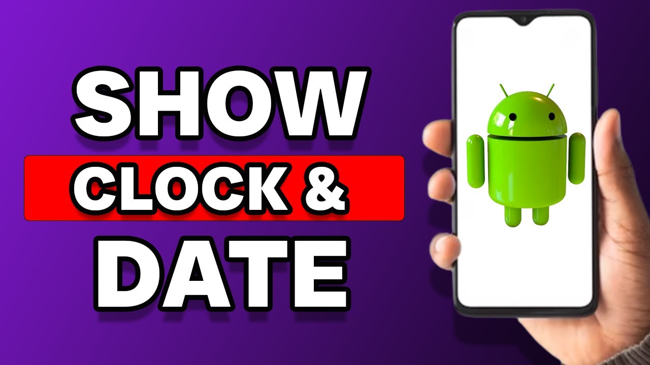 How To Display Clock And Date On Android Phone Lock Screen - YouTube