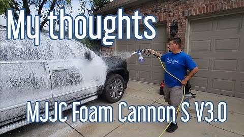 My thoughts and review on the MJJC Foam Cannon S V3.0