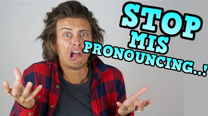 15 English Words YOU Are Mispronouncing.....   |  ...