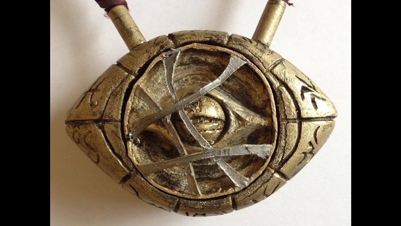 Ojo de Agamotto, 50% cartón , parte 2 l anillo l Dr. strange | eye of Agamotto