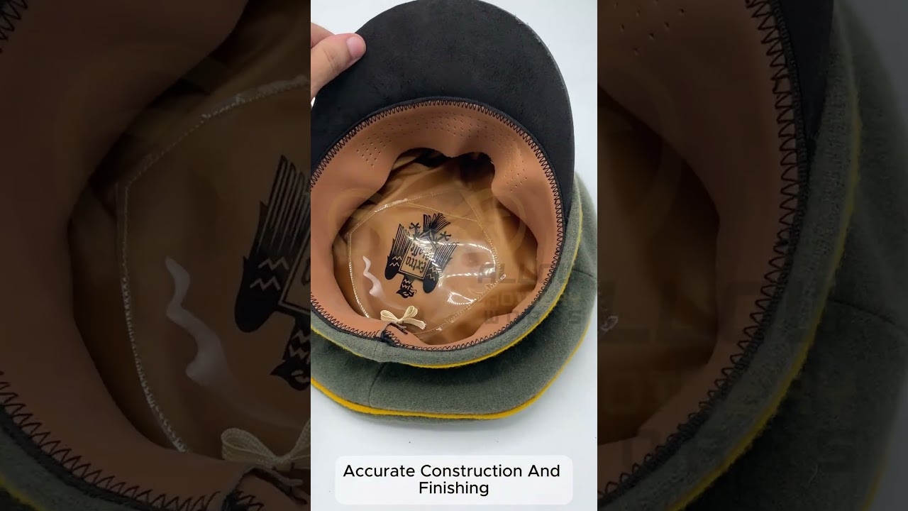 Historical Crusher Cap Replica | Front, Back & Interior View 