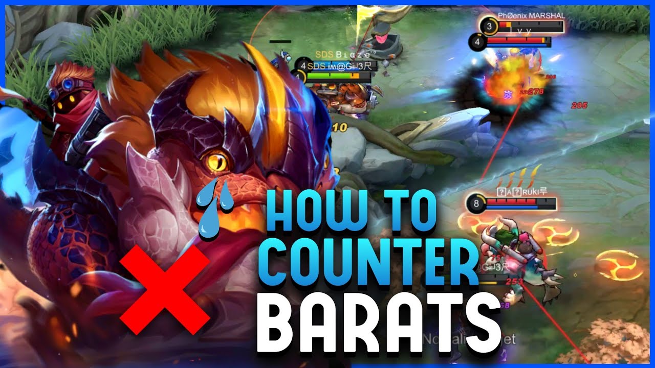How To Counter Barats Easily Mobile Legends Bang Bang Youtube How To Counter Barats Easily Mobile Legends Bang Bang Youtube