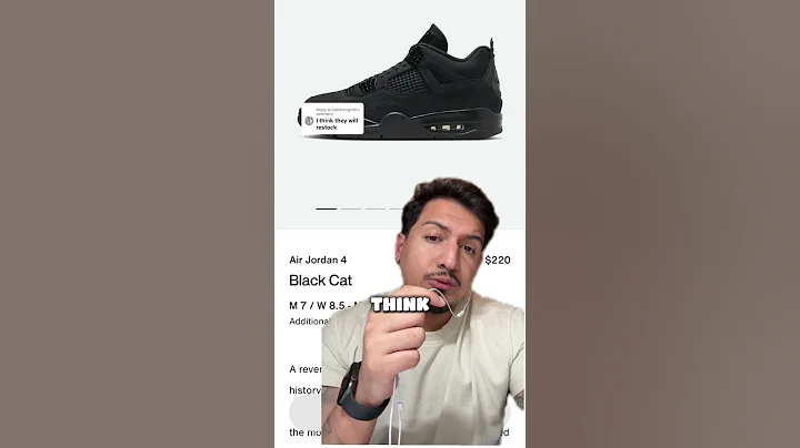 The Jordan 4 Black Cat will Restock #sneakers