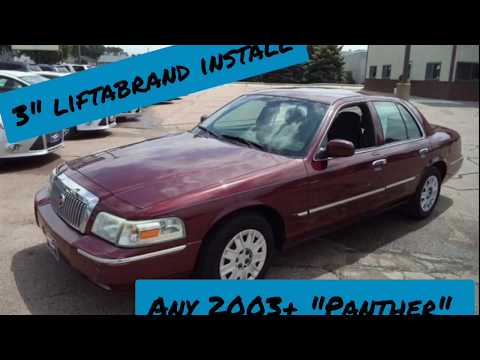 How to install a 3" lift on a 2003+ Crown Vic/ Mercury Grand Marquis/ Panther