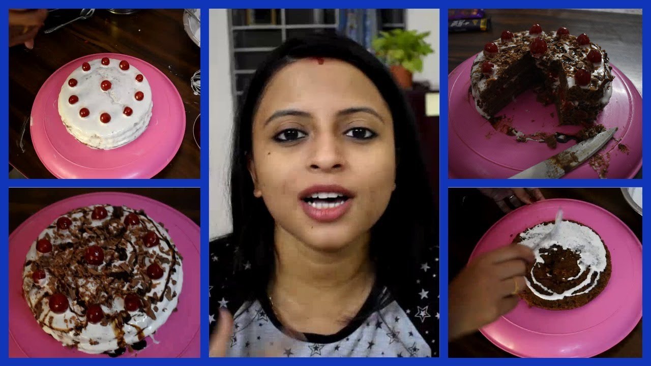 vloggeras fantasticas 3am Black Forest Cake At Home | Very Easy And Tasty | Glam With Me