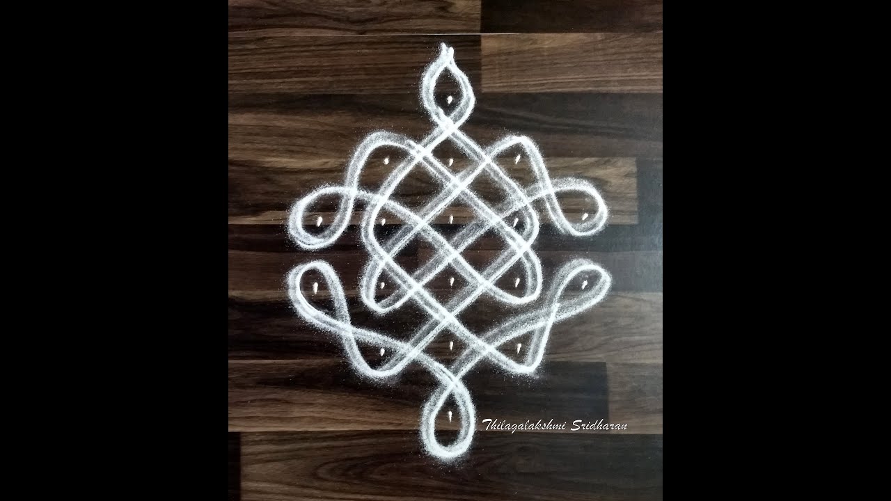 SMALL SIKKU KOLAMS WITH 6-2 DOTS - PART 5