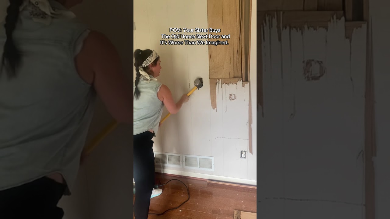 What we thought would be a medium renovation turned into rebuilding the house.