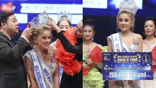 Ngân 98 bất ngờ đoạt giải Á hậu Doanh nhân Sắc đẹp Toàn cầu 2019