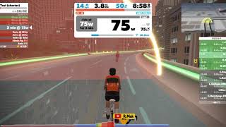 Zwift 2020-09-18 FTP shorter test
