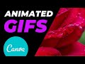 HOW TO MAKE GIFs with CANVA  For FREE (Quick & Easy Method)